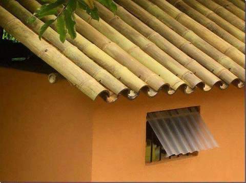 cara membuat atap rumah dari pohon bambu~03