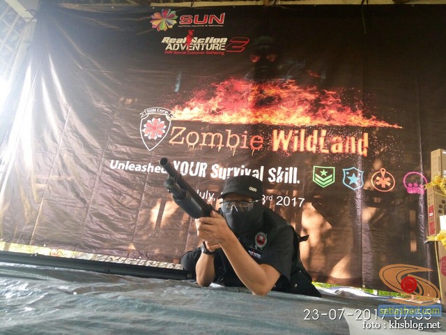 Sun Indonesia Real Action Adventure 2 tahun 2017 melawan Zombie bersama blogger (3)