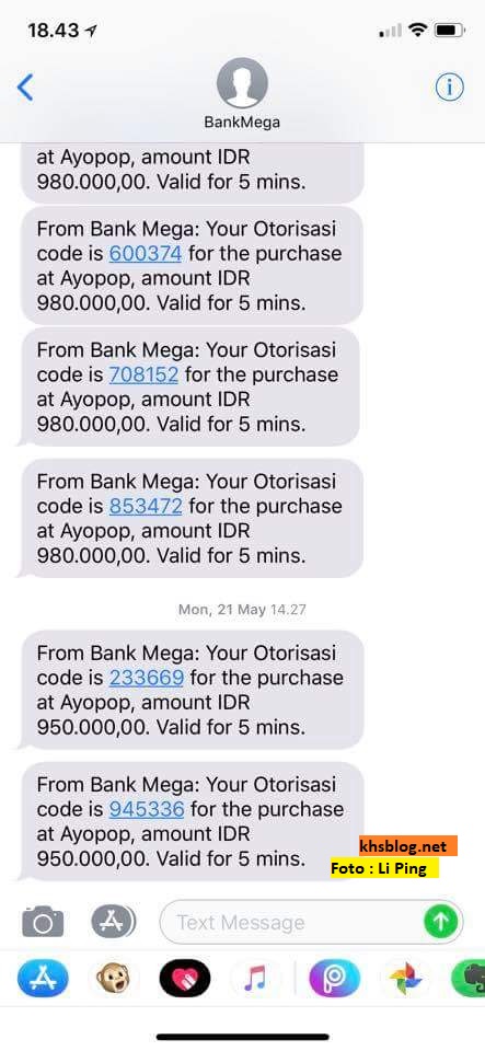 Waspada penipuan via telepon bagi pemegang kartu kredit Bank Mega